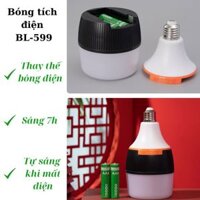 Bóng tích điện 30W siêu sáng, bóng có 2 chế độ, thay bóng điện và tự sáng khi mất điện