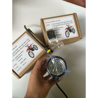 Bóng Trợ Sáng Đèn LED Bi Cầu To Pha Trắng Cốt Vàng Đèn Siêu siêu sáng Có 2 Chế Độ- phụ tùng xe máy