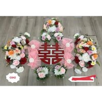 BÔNG XE HOA - BÔNG CHÙM MẪU MỚI SIÊU ĐẸP 2 CHÙM BÔNG(LỚN-Nhỏ) GIÁ SIÊU TỐT