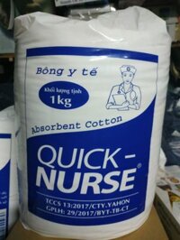 Bông Y Tế - Bông Gòn Y Tế Quick Nurse Loại 1 Kg