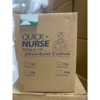 Bông y tế Quick-Nurse 10g - Thùng 192 gói