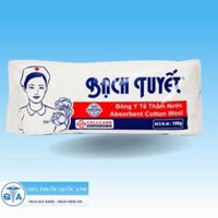Bông y tế thấm nước Bạch Tuyết (100g) hỗ trợ chăm sóc cá nhân và chăm sóc y tế