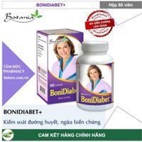 BONIDIABET / BONI DIABET [Hộp 60 viên] - Ổn định đường huyết, Ngăn ngừa biến chứng bệnh tiểu đường