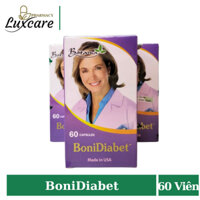 BoniDiabet - Hỗ trợ tiểu đường, giảm mỡ máu, giảm cholesterol - 60 viên