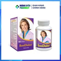 Bonidiabet Hộp 60 viên hỗ trợ kiểm soát đường huyết