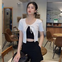 Bonie Top▪Áo cardigan tay ngắn