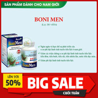 BoniMen - Hỗ trợ ngăn ngừa và hạn chế sự phát triển của u xơ phì đại tuyến tiền liệt lành tính( Hộp 30 Viên ) (DHT Pharm