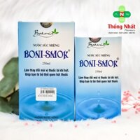 BoniSmok Nước súc miệng giúp cai thuốc lá làm sạch răng miệng Boni Smok chai 150 ml