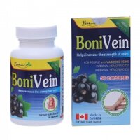 BoniVein hỗ trợ điều trị suy giãn tĩnh mạch, Hộp 30 Viên