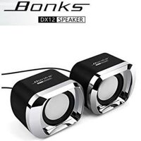 Bonks DX12 Cặp Loa Mini Di Động Portable USB Âm Thanh Stereo Tốt Hơn Cả Loa 101c / 101z Gọn nhẹ hơn Loa Bluetooth mini loa di động giá rẻ hỗ trợ thẻ nhớ FM USB KING CROWN SC211 Loa bluetooth bọc thép mini Đức