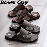 Bonnie Cathy Bố Dép Nam Đi Biển Giày Chống Trơn Trượt Dép Lật Dép Khử Mùi Nam Dép