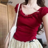 Bonnie Cathy Bộ đồ ngủ bút chì bạc nữ Hello Kitty dài tay Bộ quần áo gia đình