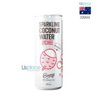 Bonsoy Sparkling Coconut Water Lychee no sugar added