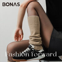 Bonus Chân Bao Cọc Tất Nữ Mùa Đông Dày Chân Tất Phù Hợp Với Màu Trơn Niche Thiết Kế Dệt Kim Vớ Bao 42cm 1.16