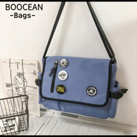 BOOCEAN Túi đi học dành cho học sinh, Túi xách Nylon lớn, Túi đeo vai chống nước thông gió