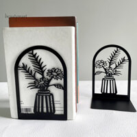 Bookends hình chữ L Bộ 2 đầu sách chắc chắn Thiết kế hình chữ L chống trượt cho tổ chức sách sành điệu Hoàn hảo cho các ngôi nhà Đông Nam Á