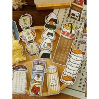 Bookmark mèo núi, bookmark không đều, vật liệu nhật ký, retro sinh viên, hoạt hình dễ thương Nhật Bản, quà tặng tay