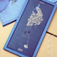 Bookmark peacock