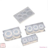 Boom DIY Hollow Sphere Resin-Molds Silicone-Molds cho trẻ em Đúc nhựa Epoxy