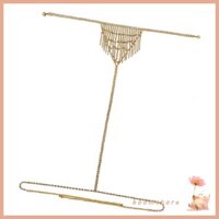 Boom Thời Trang Có Thể Điều Chỉnh Chiều Dài Pha Lê Eo Dây Xích Trang Sức Cơ Thể Phụ Kiện Di Động Cho Bikini Và Váy Đeo Vai