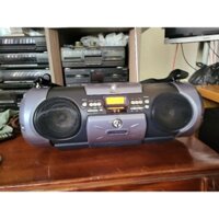 BOOMBOX VICTOR RV-X55 điện 100v hoạt tốt CD, TAPE, TUNER, AUX