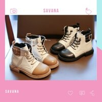 Boot bé trai martin da lộn cao cấp Savana BN05