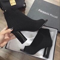 Boot cao gót hở mũi gót vuông H42582