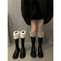 Boot cổ lông da thật QCCC Ali lover