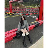 Boot cổ lông mịn 2 màu fullbox xịn xò