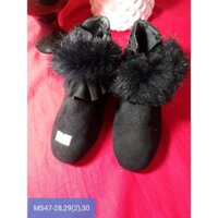 Boot da lộn cổ lông bé gái
