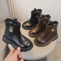 Boot Giày Cổ Thấp Basic Phong Cách Hàn Quốc( có lót lông)