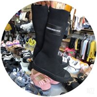 Boot len cao cổ bé gái