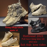 boot nam cao cấp,giày nam cổ cao phong cách hàn max đẹp cá tính hottrend 2021