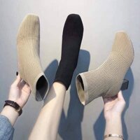 boot nữ/🎁Free Ship Đơn 200k🎁/giày nữ giá rẻ/giày nữ trắng/boot nữ/hàng nhập quảng châu GS12