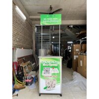 Booth bán hàng di động bằng nhôm, Booth ăn thử, Booth Sampling, Quầy nhôm bánh xe