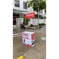 Booth bán hàng di động bằng nhôm, quầy bán hàng di động bằng nhôm, booth nhôm, booth sampling