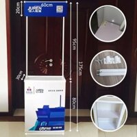 Booth nhựa Sampling / Quầy bán hàng di động bằng nhựa ngang 60cm - BSP60