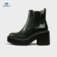 Boots Lửng Cao Gót Aldo ( xanh rêu) Mã BL-CG-ALDO-007-A