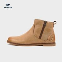 Boots Mắt Cá Đế Bằng TAOS (Nâu vàng) Mã 001-B