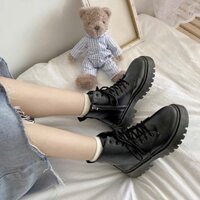 Boots Nữ Cổ Cao Khoá Kéo Đế Cao 5cm, Boot Nữ Thời Trang 2025