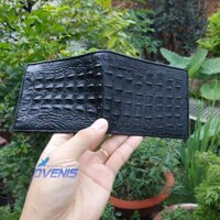 Bóp Da Cá Sấu 2 mặt. GAI LƯNG CÁ SẤU CHẠY SONG SONG RẤT ĐẸP