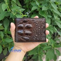 Bóp Da Cá Sấu Nam. Nguyên Lưng Cá Nhỏ Đẹp Xuất Sắc