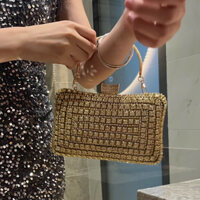 Bóp Đầm Đeo Vai Kết Hạt Thủ Công Hàng Cao Cấp Có Quai{ Nhận giao hoả tốc trong ngày khu vực tphcm}