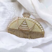 Bóp Đầm Đeo Vai Kết Hạt Thủ Công Hàng Cao Cấp Có Quai Siêu Khuyến Mãi KH-09