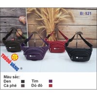 Bóp đeo bụng, Bao bụng dù nhiều ngăn THỦ ĐÔ VÀNG mã 121 đi học, đi chơi cho nam, nữ, người đi làm Hàng VN chất lượng cao