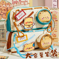 bóp đựng viết hộp bút y2k Túi đựng bút màu tương phản cổ điển hộp đựng văn phòng phẩm bé gái mẫu mới 2025 giá trị cao instagram hộp đựng bút chì