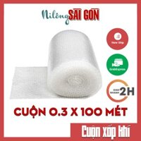 [BÓP MỎI TAY] Màng Xốp Khí, Xốp Hơi, Bóng Khí Chống Sốc Bọc Hàng 30cmx100m