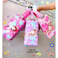 Bóp Mỹ Phẩm , bóp viết Búp bê Minmie Thailan size 18x10cm