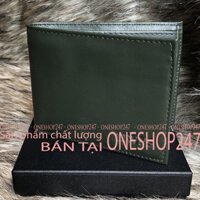 Bóp Nam xanh đen chuẩn đẹp A177V, ví Nam da bò 100%