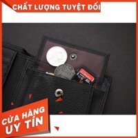 Bóp Ví Da  Thật Cao Cấp Giá Rẻ Nhiều Ngăn Đựng Tiền Thẻ Card - Đồ Da Kingshop